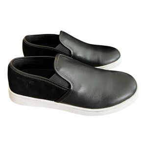 Neil Barrett Lightning Bolt Leather Slip-On Sneakers NWT EU 38 (Fits 8–8.5)